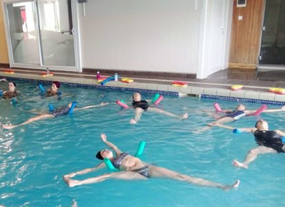 Cours d'aquayoga au Bouscat
