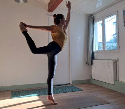 Posture du roi des danseur au studio seaflow